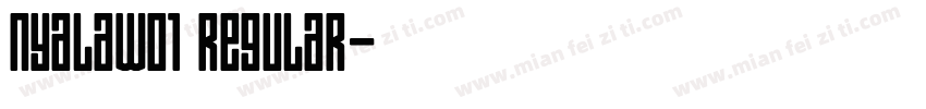 NyalaW01 Regular字体转换